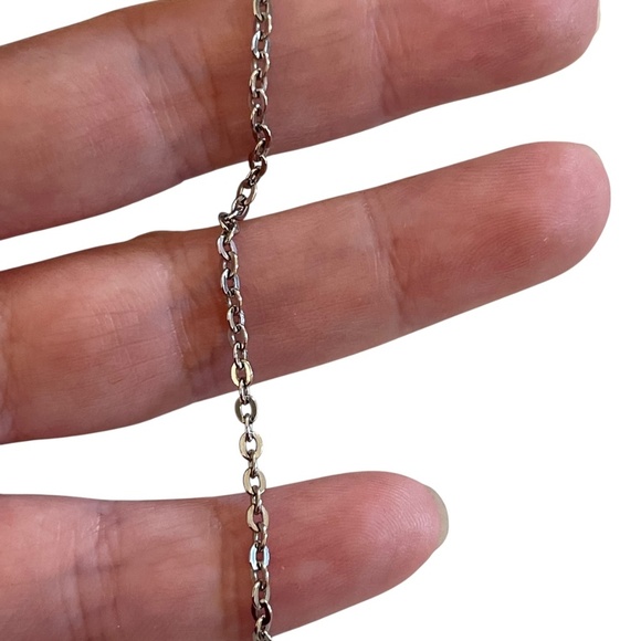 Elegant Gold and Silver Butterfly Pendant Necklace - Picture 5 of 6